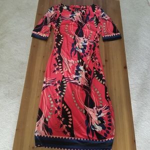 11-11 SALE 💜 Style & Co. Red Retro Shift Dress XS